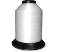 The Beadsmith Nymo Thread - White Color, Size D, 3oz. Cone, 1584 Yards, Pre-Waxed, 100% Nylon - Tangle Resistant Knotting Cord - Use for Seed Bead Projects, Loom Work and Bead Weaving