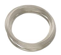 The Beadsmith Plated Memory Wire - 2.25” Diameter - 1-Ounce Bulk 70 coils - Silver Color - Stainless Steel - Create Multi-Strand DIY Bracelet or Bangle Jewelry