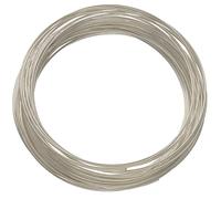 The Beadsmith Plated Memory Wire - 2.5” Diameter - 1-Ounce Bulk 45 coils - Silver Color - Stainless Steel - Create Multi-Strand DIY Bracelet or Bangle Jewelry