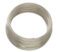 The Beadsmith Plated Memory Wire - 2” Diameter - 1-Ounce Bulk 70 coils - Silver Color - Stainless Steel - Create Multi-Strand DIY Bracelet or Bangle Jewelry
