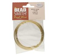 Brass German Bead Wire Craft Wire 18 Gauge/1mm (3 Meters / 9.8 Feet)