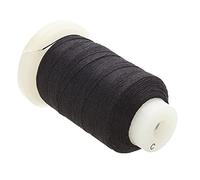 The Beadsmith Pure Silk Cord - Black Color - Size C (0.274mm/0.0108”) - 310 Yards (930ft), 1/2-Ounce Spool - for Knotting Pearls, Gemstones, Crystals and Beads