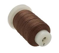 The Beadsmith Pure Silk Cord - Chestnut, Size E (0.325 mm/0.0128”), 200 Yards (600 ft), 1/2-Ounce Spool