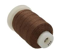 The Beadsmith Pure Silk Cord - Chestnut, Size FFF (0.419 mm/0.0165”), 92 Yards (276 ft), 1/2-Ounce Spool