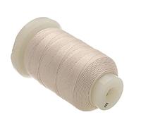 The Beadsmith Pure Silk Cord - Ecru Color - Size E (0.325mm/0.0128”) - 200 Yards (600ft), 1/2-Ounce Spool - for Knotting Pearls, Gemstones, Crystals and Beads