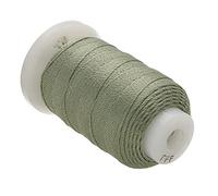 The Beadsmith Pure Silk Cord - Green, Size FFF (0.419 mm/0.0165”), 92 Yards (276 ft), 1/2-Ounce Spool