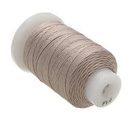 The Beadsmith Pure Silk Cord - Grey, Size FFF (0.419 mm/0.0165”), 92 Yards (276 ft), 1/2-Ounce Spool