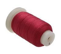 The Beadsmith Pure Silk Cord - Maroon, Size F (0.348 mm/0.0137”), 140 Yards (420 ft), 1/2-Ounce Spool
