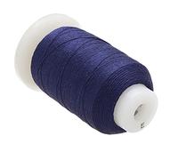 The Beadsmith Pure Silk Cord - Navy Blue Color - Size E (0.325mm/0.0128”) - 200 Yards (600ft), 1/2-Ounce Spool - for Knotting Pearls, Gemstones, Crystals and Beads