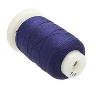 The Beadsmith Pure Silk Cord - Navy Blue, Size FFF (0.419 mm/0.0165”), 92 Yards (276 ft), 1/2-Ounce Spool