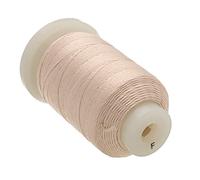 The Beadsmith Pure Silk Cord - Pink, Size F (0.348 mm/0.0137”), 140 Yards (420 ft), 1/2-Ounce Spool