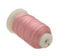 The Beadsmith Pure Silk Cord - Raspberry Cream Color - Size F (0.348mm/0.0137”) - 140 Yards (420ft), 1/2-Ounce Spool - for Knotting Pearls, Gemstones, Crystals and Beads