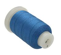 The Beadsmith Pure Silk Cord - Royal Blue Color - Size F (0.348mm/0.0137”) - 140 Yards (420ft), 1/2-Ounce Spool - For Knotting Pearls, Gemstones, Crystals and Beads