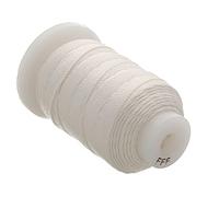 The Beadsmith Pure Silk Cord - White, Size FFF (0.419 mm/0.0165”), 92 Yards (276 ft), 1/2-Ounce Spool