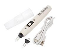 The Beadsmith Rechargeable ThreadZap Craft Burner - Thread Zapper for Finishing Bead Weaving & Stringing Projects, Instantly Heats, 1112°F Maximum Temperature, Includes Replacement Tip & USB-C Cable