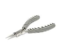 The Beadsmith Round Nose Pliers - Zebra Print Line - 5 inches (127 mm) - Comfortable Handle with Double Leaf Springs - Jewelry Making Tool for Creating Bracelets, Earrings and Necklaces