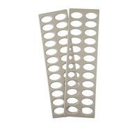 The Beadsmith Seed Bead Project Sorter - Basic Elements - 24 Holes - 11” x 3.13” x .12” - 2 Trays Per Pack - Use with Bead Mats to Create Compartments to Keep Seed Beads Organized, BMTS01