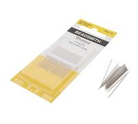 The Beadsmith Sharps Beading Needles - Size 10, Short for Smaller Areas, 20 Needles Per Card, European Quality, All Purpose Sewing Needle, Use for Mending and General Hand Sewing