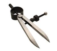 The Beadsmith Stainless Steel Divider Caliper - 3-Inch with Scriber Tips - Bow Spring and Adjusting Screw - for Measuring, Drawing, Drafting, and Leather, Wood, and Metal Work