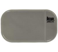 The Beadsmith Sticky Bead Mat - 5.5 x 3.25 inches, Small Size, Grey Color, Anti-Slip Pad, Rinse and Reuse Technology, Ideal for Diamond Painting, Jewelry Making, Beads Sorting