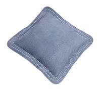 The Beadsmith Suede Sandbag - Anvil/Bench Block Jewelry Pad - 5.5” Square - Use for Jewelry Metal Stamping, Chasing, Engraving and Wire Forming - Slip Resistant, Protect Surfaces and Alleviate Rebound