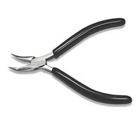 The Beadsmith Suuper-Fine Bent Chain 115MM Black PVC