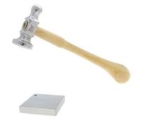 The Beadsmith Two-Sided Chasing Hammer & Bench Block