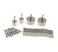 The Beadsmith Wig Jig, 30 pc Peg Kit-Large & Small Metal Rounds, Metal Pins 2 Sizes, Plastic Guards & Storage Case-Make Wire Components & Jewelry Designs Exclusively w/beadsmith (Wig-A-Ma-Jig Deluxe)