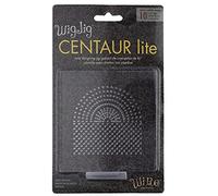 The Beadsmith Wig Jig Centaur Lite - Wire Elements Acrylic Square Jig 4 x 4, 441 Holes, 10 Removable Metal Pegs - Tool for Making Wire Components and Jewelry Designs