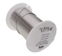 The Beadsmith Wire Elements 18-Gauge Lacquered Tarnish-Resistant Copper Wire for Jewelry Making, 10 Yard, 9.14 Meter Spool (Titanium Color)