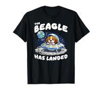 The Beagle Has Landed Funny Moon Landing Dog T-Shirt