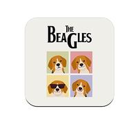 The Beagles Parody Dog Pets Cork Coaster - 1 Unit (95 x 95 mm)