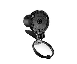 THE BEAM - CORKY PERFORMANCE Bike Mirror - Folding Rear-view Handlebar Mirror - Convex Lens with 360-degree Rotation - Road Bikes, Mountain bikes, and More (Black)