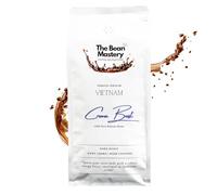 The Bean Mastery | Crema Boost Strong Coffee Beans | Robusta Coffee Beans | Dark Roast | High Caffeine | Single Origin Vietnam | 1kg Pack
