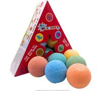 The Bean People Bath Sprudels 6 Pack: Bath Bombs for Kids with Surprise Toy Sponges Inside - Interactive Kids Bath Bombs, Bath Toy for Boys and Girls - Safe, Non-Toxic, Educational & Fun!