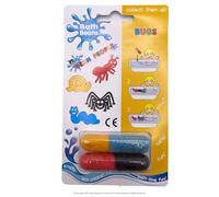 The Bean People Surprise Bath Bomb for Ages 3 and Up, Bath Toy with Sponge Bath Toys Inside, Adorable Water Toys, Animals, Stocking Filler, Ideal Toys for 3 Year Old Boys and Girls (Bugs)