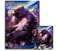 The Bear 1000 Piece Jigsaw Puzzle Wooden Puzzles Fun at Home Activities Birthday Present Travel Gifts 1000 PCS(75x50cm)