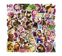 The Bear Stickers 100pcs Sticker Graffiti Sticker Waterproof Laptop Refrigerator Cartoon Cute for Waterproof Telephone Motorcycle Bicycle Cars Skateboard