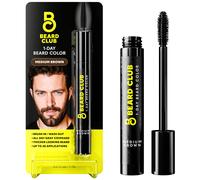 The Beard Club 1 Day Temporary Beard Dye for Men - Medium Brown Beard Mustache & Eyebrow Color for a Fuller Well-Defined Look Water & Sweat Re