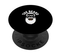 The Beard Cool Bearded Man Barber Style Icon PopSockets Adhesive PopGrip