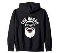 The Beard Cool Bearded Man Barber Style Icon Zip Hoodie