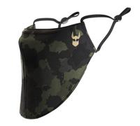 The Beard Defender Face Mask by Beard Struggle - Adjustable Beard Mask for Men with 2 Disposable Filters & Ear Saver - Beard Covers for Men (Camo)