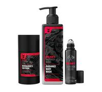 The Beard Struggle Beast Body Bundle for Men - Body Wash, Deodorant & Roll-On Cologne - Ragnarok Rising Eddie Hall Beast Line Special Edition - Men’s Grooming Gift Set (3-Piece)