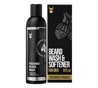 The Beard Struggle - Radiance Beard Wash - Silver Collection, Alfheim's Forests - Cleanse, Nourish, & Softens Beard - Viking Beard Wash for Men (240 ml)