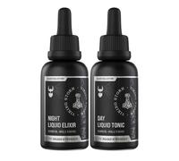 The Beard Struggle Tonic + Elixir Beard Oil Bundle - Silver Collection - Grooming Beard Oil - Softens, Moisturizers, and Strengthens Beard Growth - Pack of 2, Viking Storm