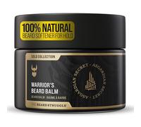 The Beard Struggle Warrior’s Beard Balm - Gold Collection, Asgardian Secret - Non-Greasy Low-Hold Formula, Luxurious Cologne-Grade Fragrances 100% Natural and Plant-Based Ingredients - 50g