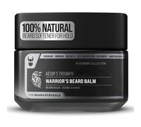 The Beard Struggle Warrior’s Beard Balm - Platinum Collection, Aesir's Triumph - Non-Greasy Low-Hold Formula, Luxurious Cologne-Grade Fragrances 100% Natural and Plant-Based Ingredients - 50g