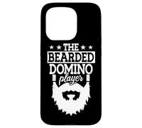 The Bearded Domino Player Dominoes Board Game Domino Case for iPhone 15 Pro