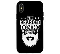 The Bearded Domino Player Dominoes Board Game Domino Case for iPhone X/XS