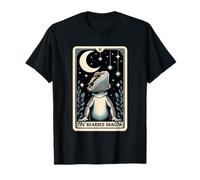 The Bearded Dragon Tarot Card Stars Moon Reptile Gifts T-Shirt